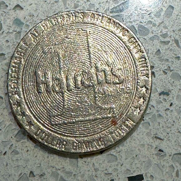 Harrahs Other - 5/25 - Buy 5 for $25 Harrah's Casino Gaming (Token - Atlantic City $1 - Vintage